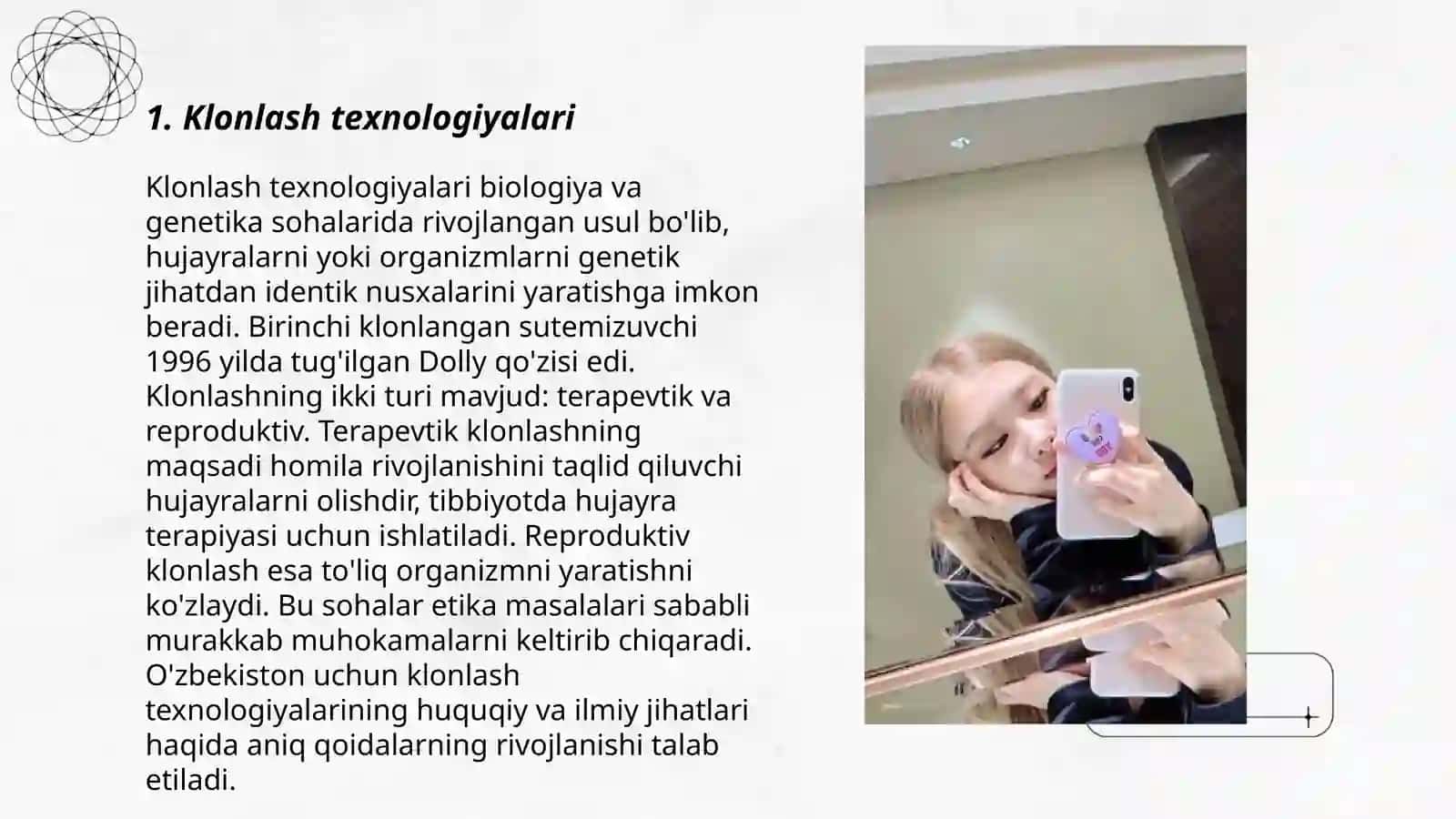 Klоnlar, klоnlashtirish, klinik ahamiyati 3
