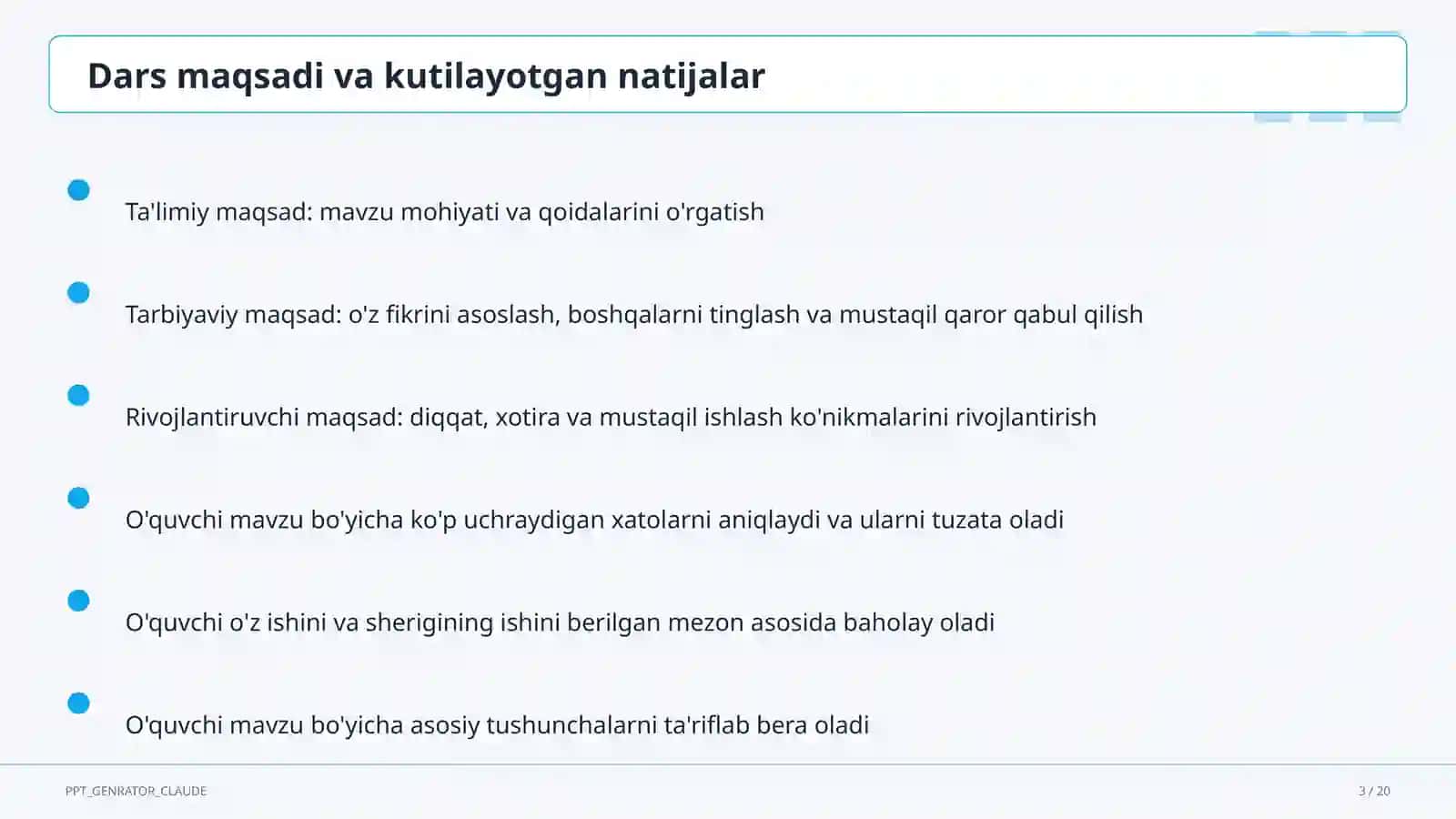 Mustaqil O'zbekistonning davlat ramzlari va Konstitutsiyasi (11-sinf) 3