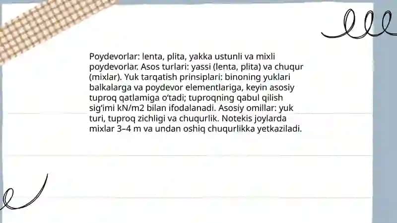 Turar-joy binolarining asosiy elementlari 3