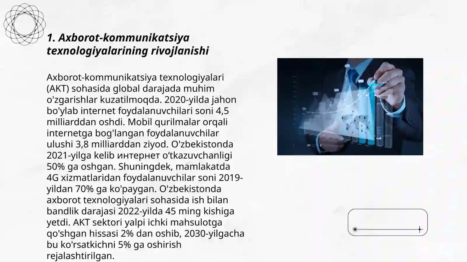 Iqtisodiyotda ahborot kamunikatsiyalar tehnalogiyasiga krish 3