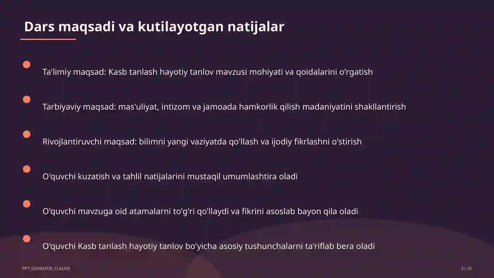 Kasb tanlash hayotiy tanlov (9-sinf) 3