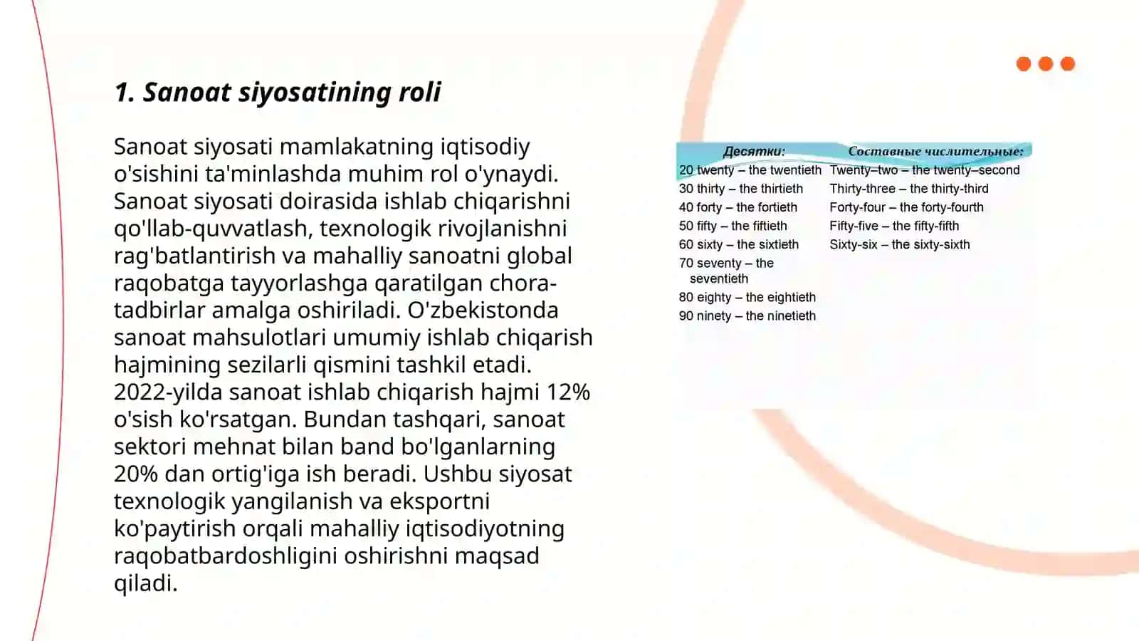 Sanoat siyosati: xalqaro tajriba 3