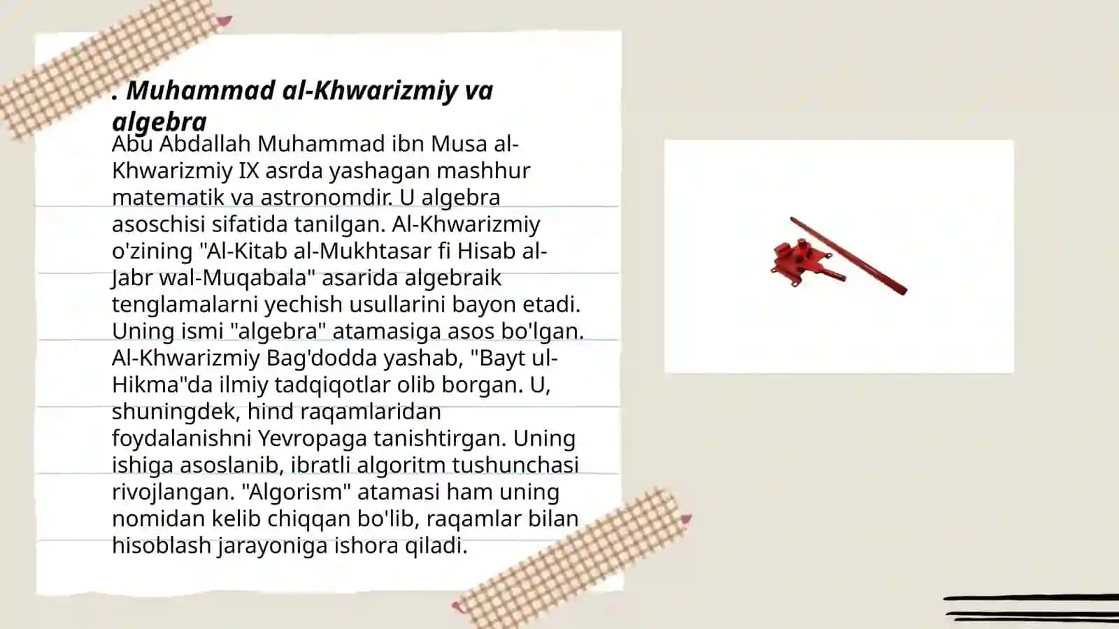 Muhammad al-Khwarizmiy va algebra 3