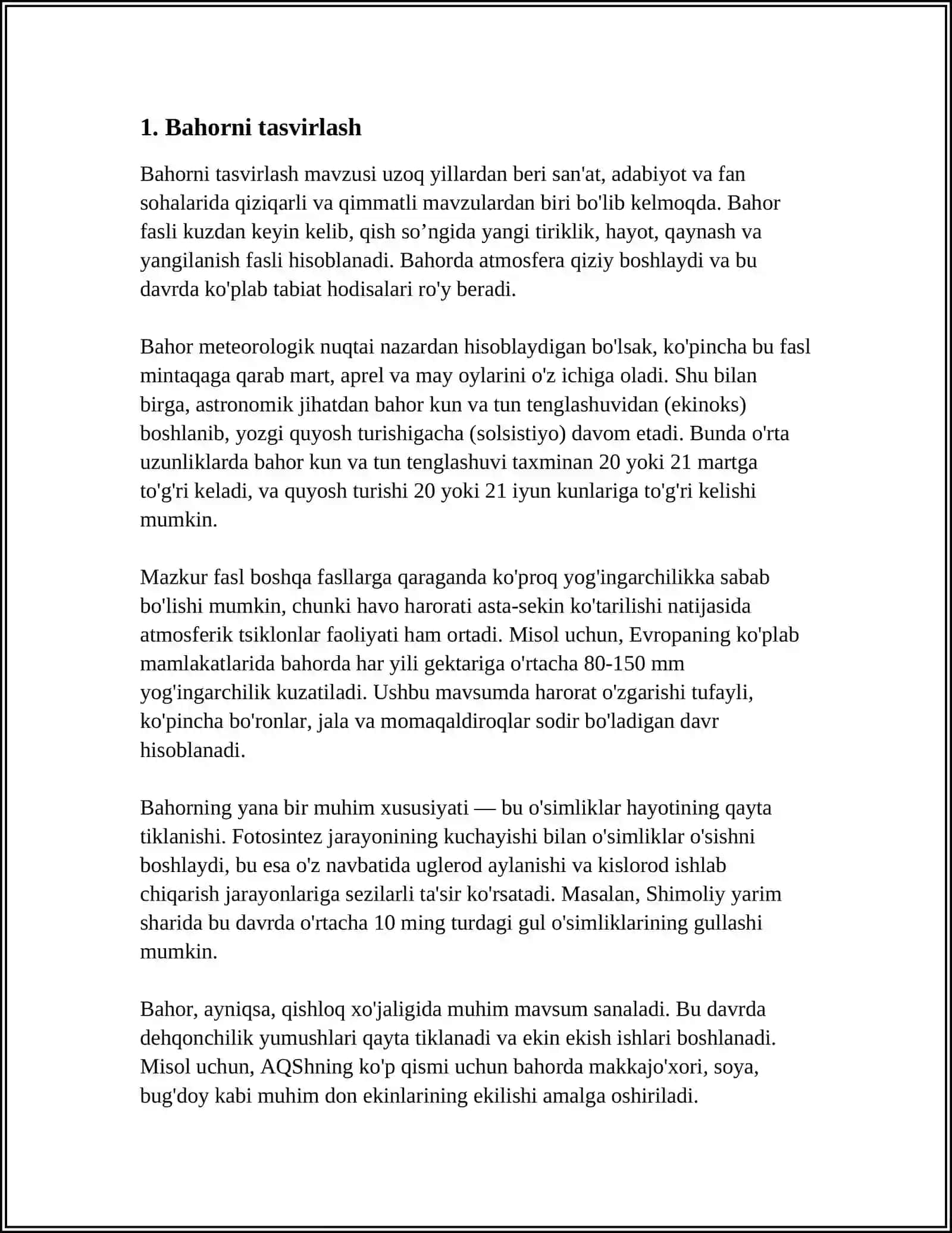 WRITING PRACTICE. DESCRIPTIVE AND PROCESS PARAGRAPHS 3