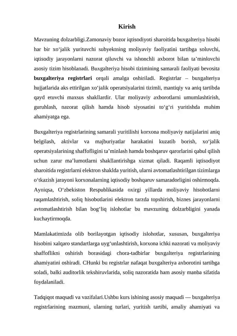 Buxgalteriya hisobining registrlari 3