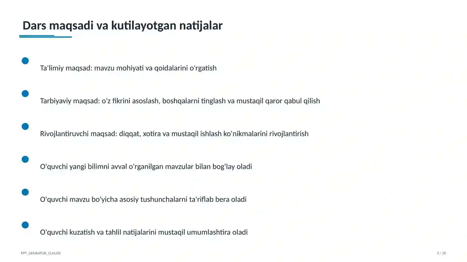 Tabaqalashtirilgan ta'lim: differensiatsiya 3