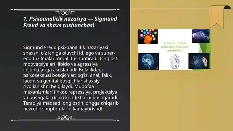 Chet el psixologiyasida shaxs nazariyasi 3