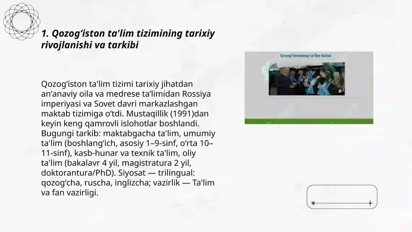 Qozogʻiston ta'lim tizimi 3