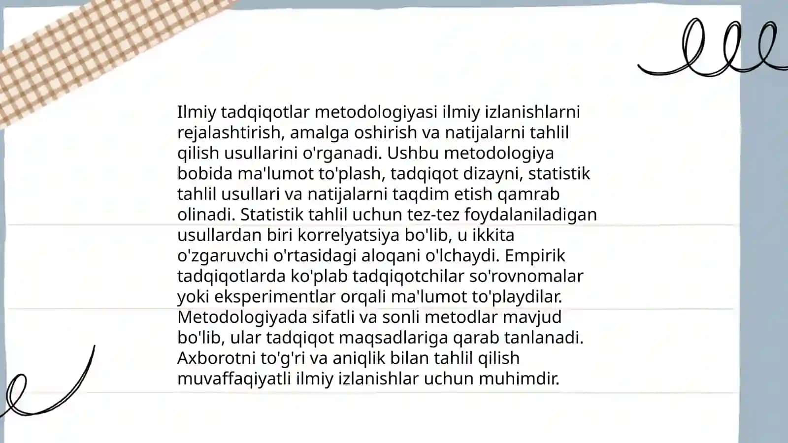 Ilmiy tadqiqotlar metodologiyasi 3