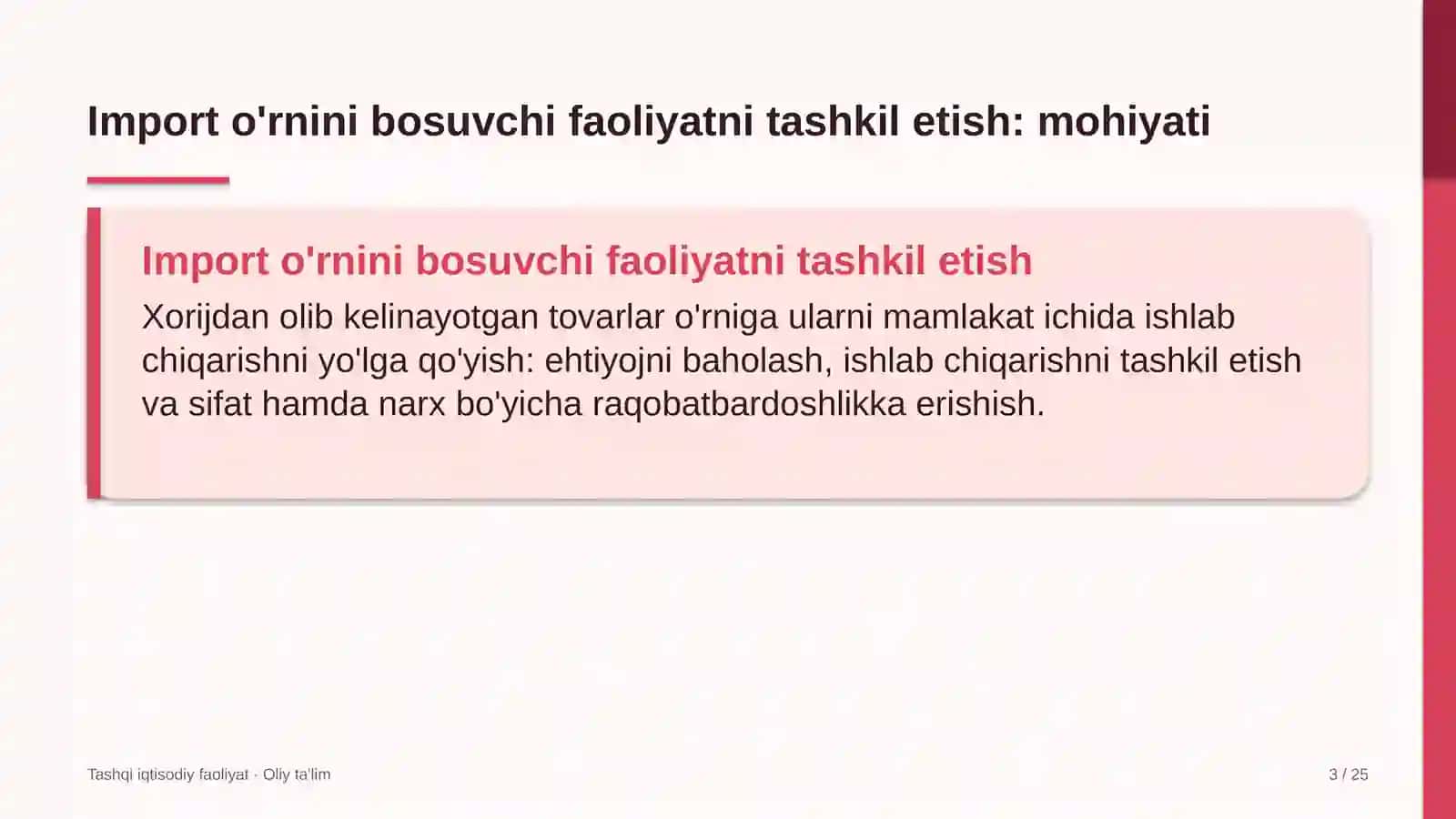Kuryerlik xizmatida import o'rnini bosuvchi faoliyatni tashkil etish 3