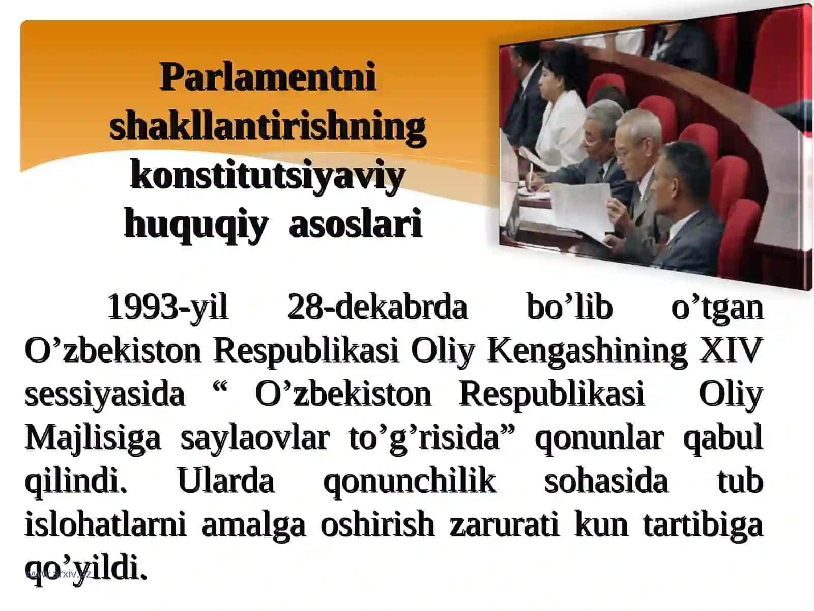 O’zbekistondagi parlamenttizimi 3
