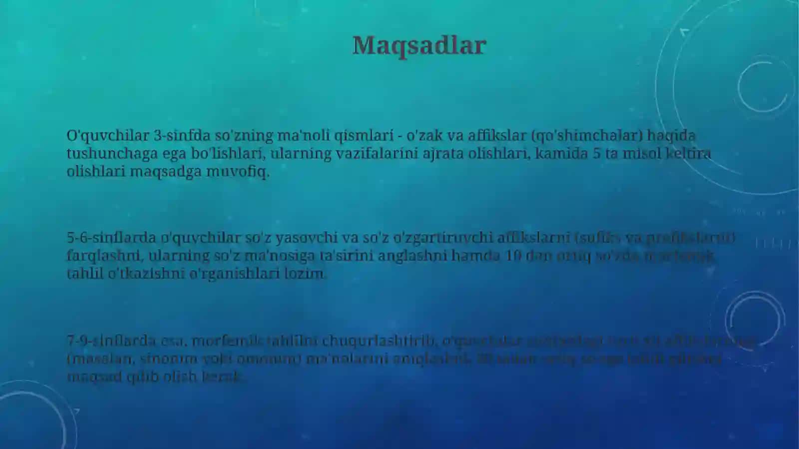 Morfemika ta'limi bosqichlari 3