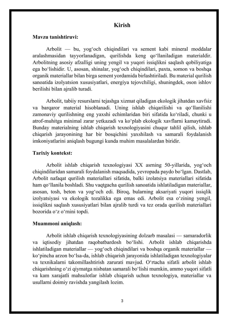 Arbolit ishlab chiqarish texnologiyasi 3