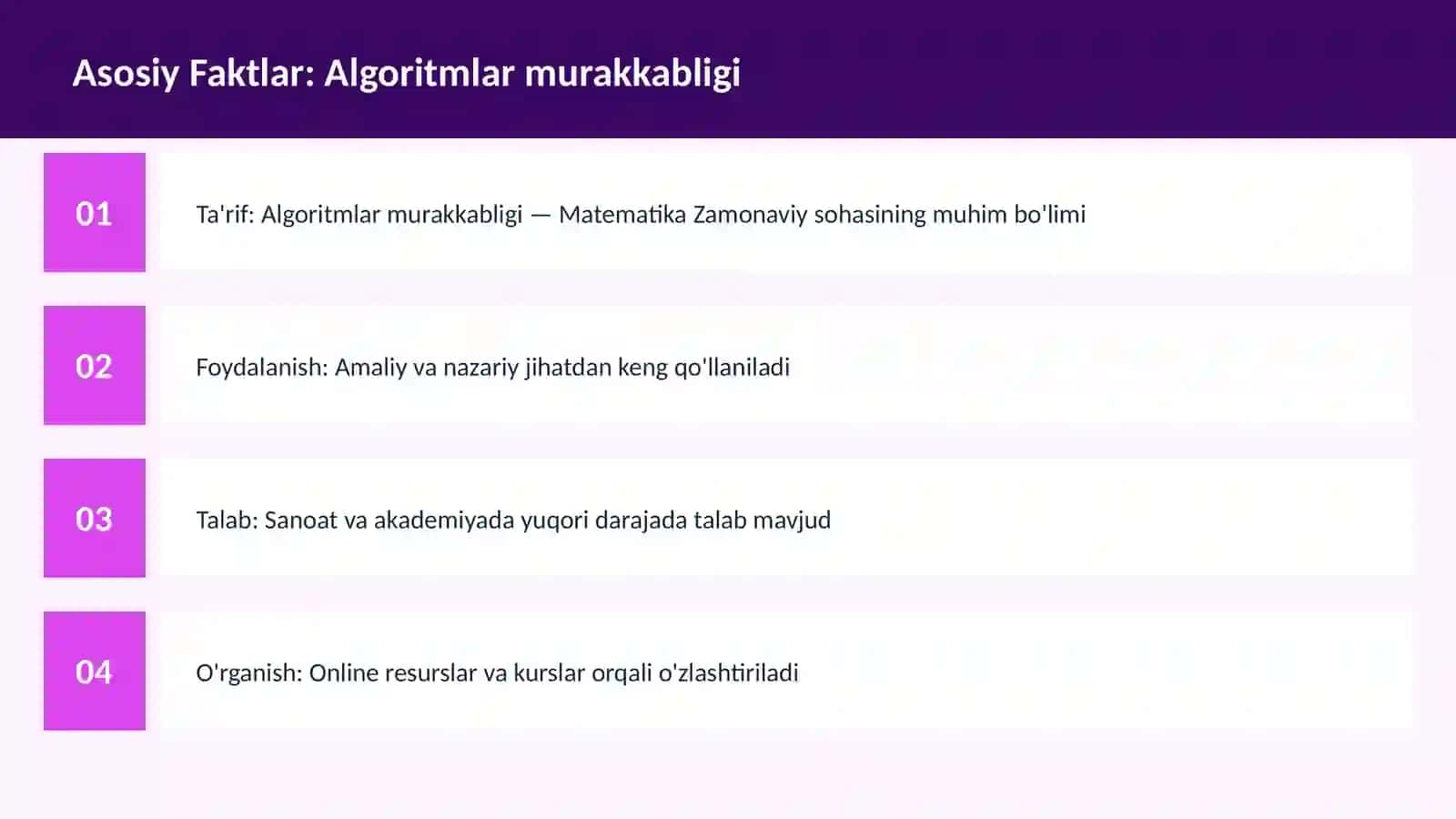 Algoritmlar murakkabligi 3