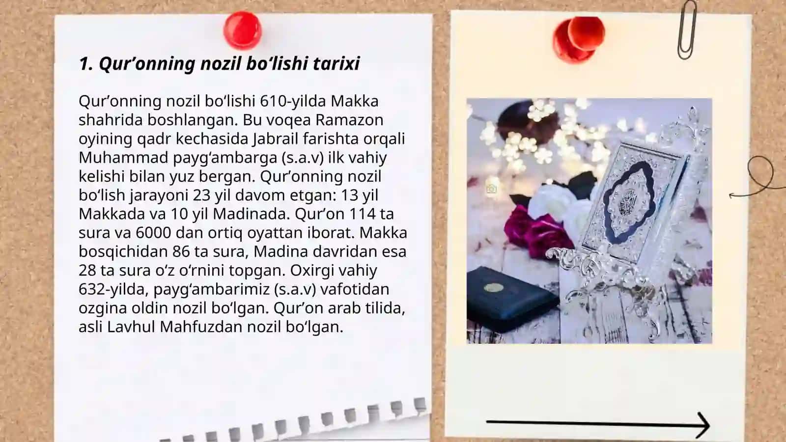 Qurʼon, sura va oyat tushunchalarining maʼnosi 3