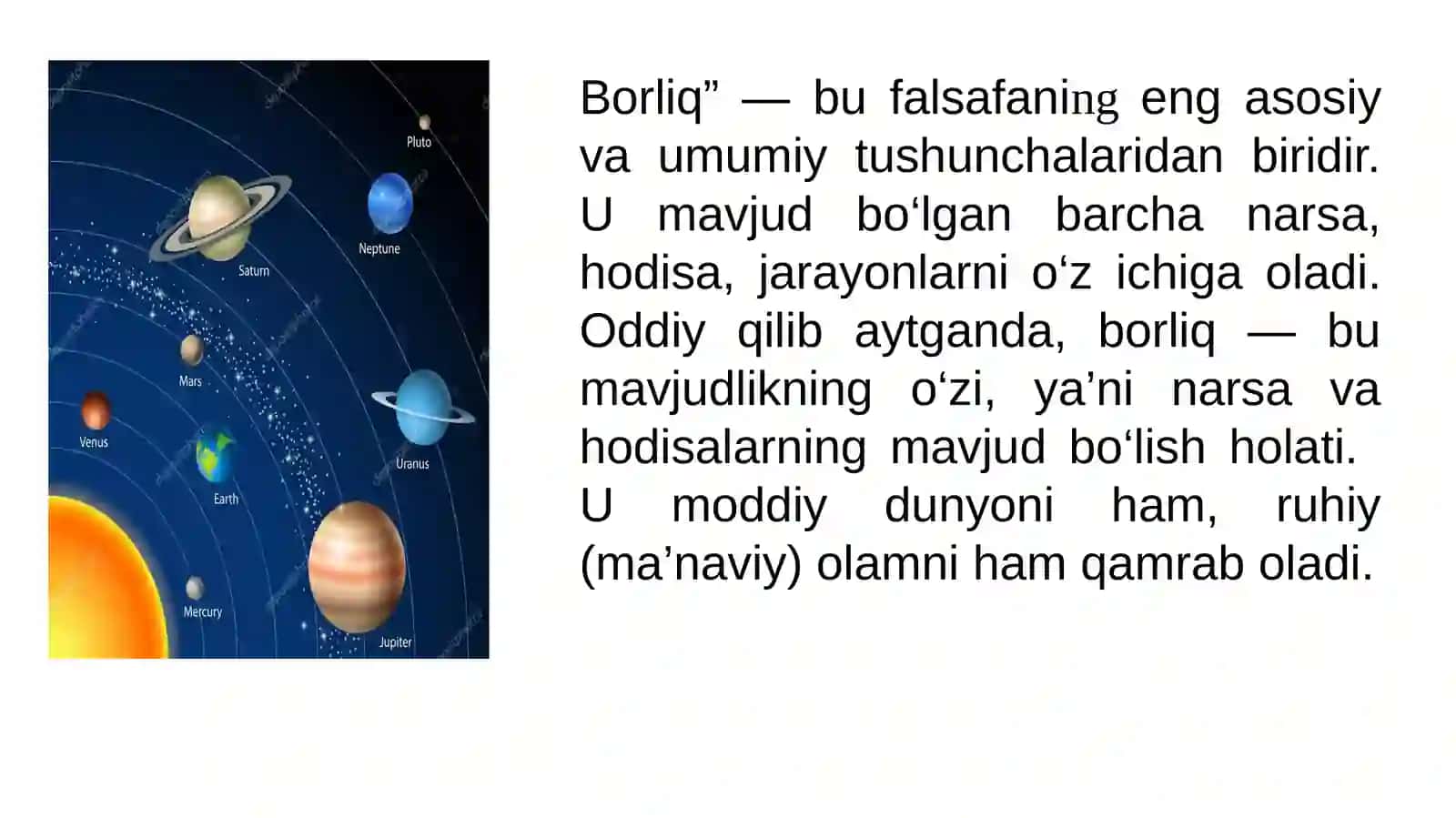 Borliq falsafasining predmeti 3