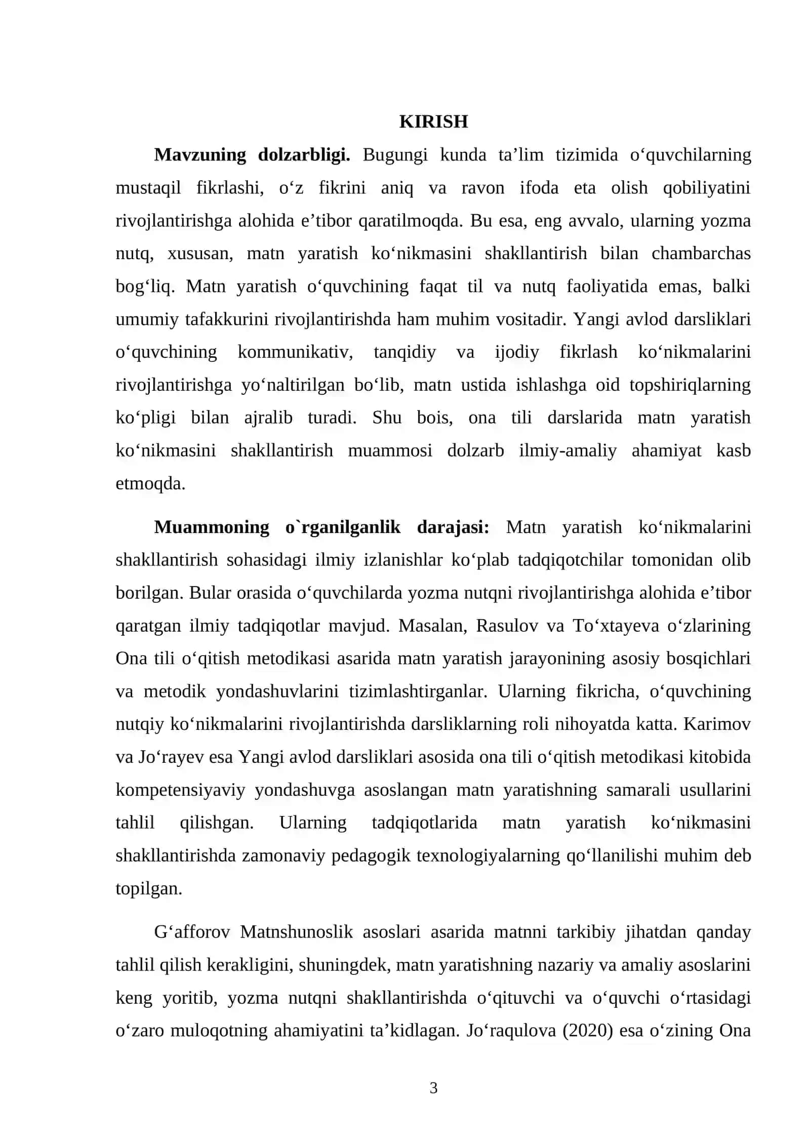 Оnа tili dаrslаridа mаtn yаrаtish kо'nikmаsini shаkllаntirish (yаngi аvlоd dаrsliklаri misоlidа) 3