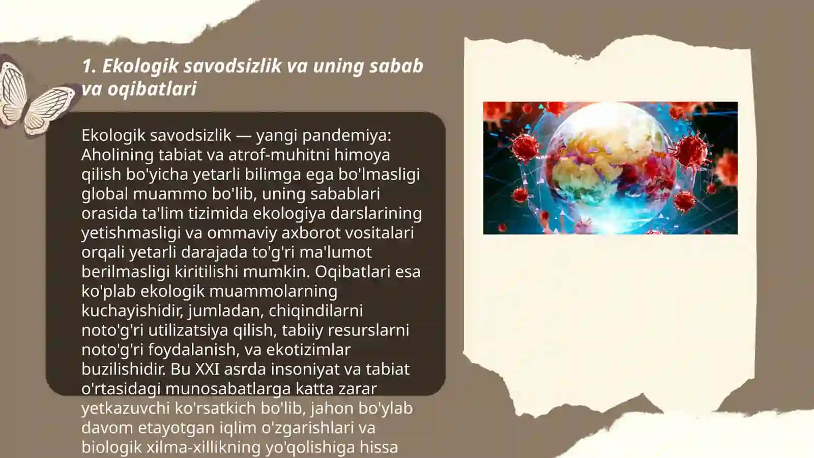 Ekologik savodsizlik – yangi pandemiya 3