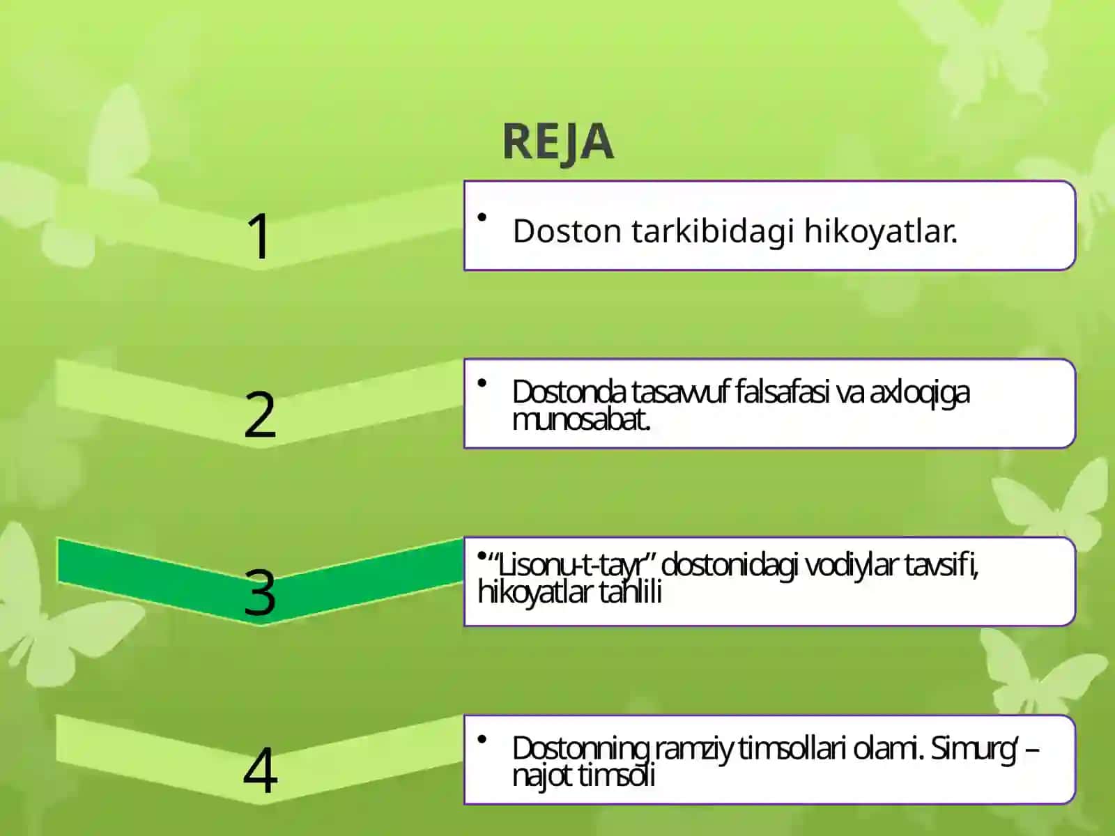 "Lisonu-t-tayr" - falsafiy-tasavvufiy doston 3