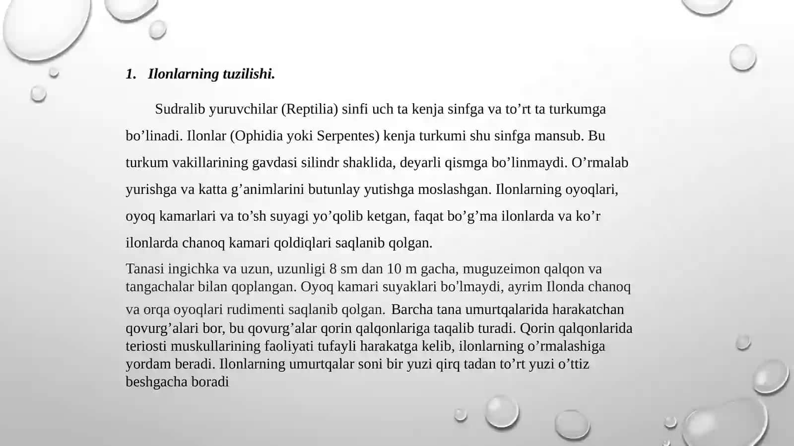 O’ZBEKISTONDA UCHRAYDIGAN ZAHARLI ILONLAR VA ULAR ZAHRINING XUSUSIYATLARI 3