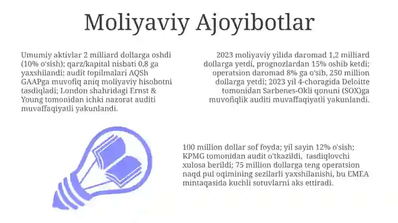 Moliyaviy Ajoyibotlar 3