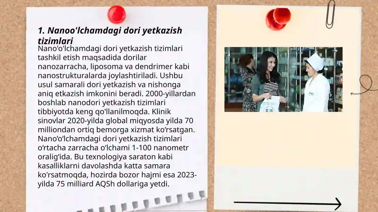 Nanomedidsina va dori-darmon yetkazish tizimi 3