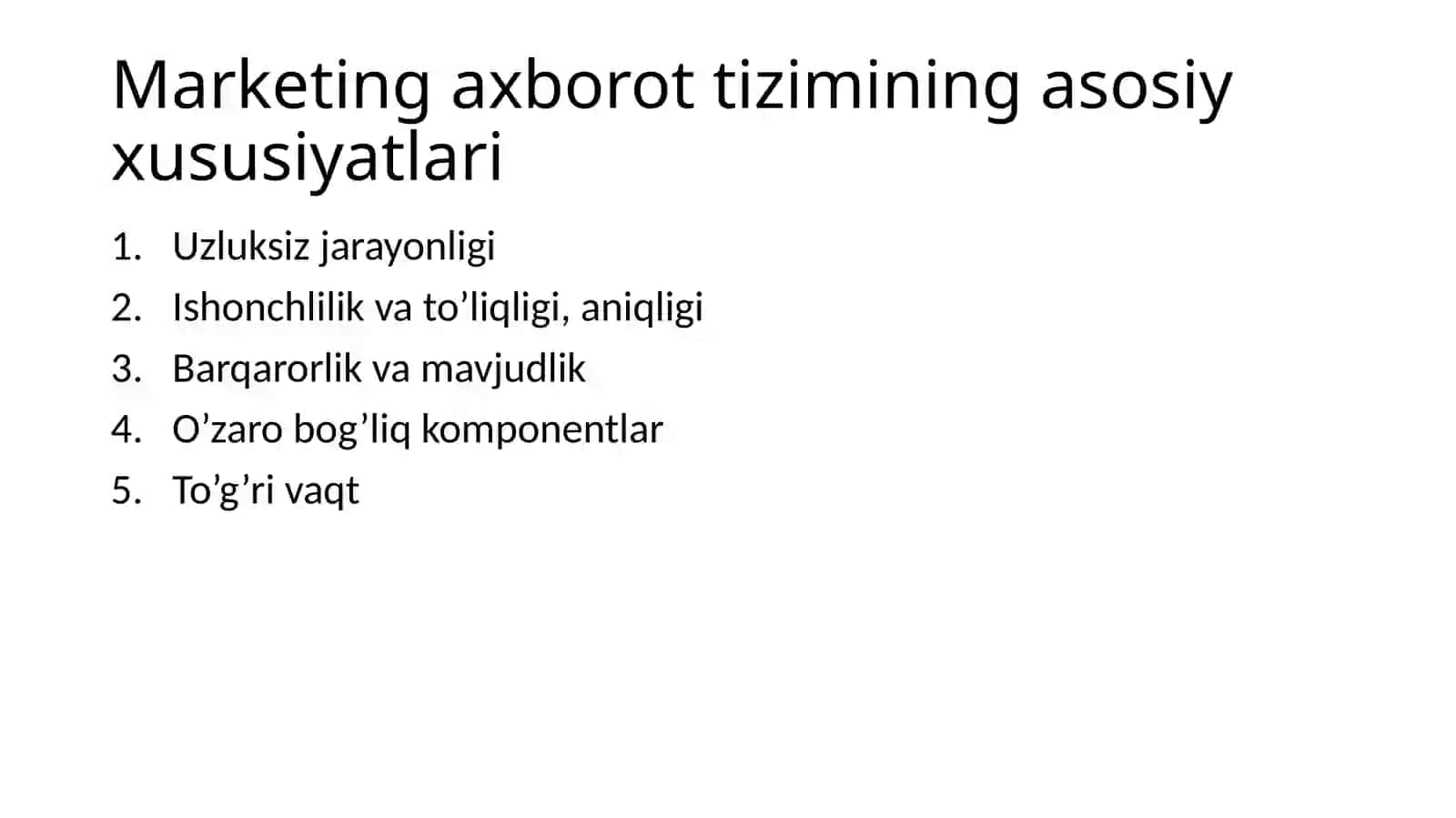 Marketing Faoliyatini Axborot Bilan Ta'minlash 3