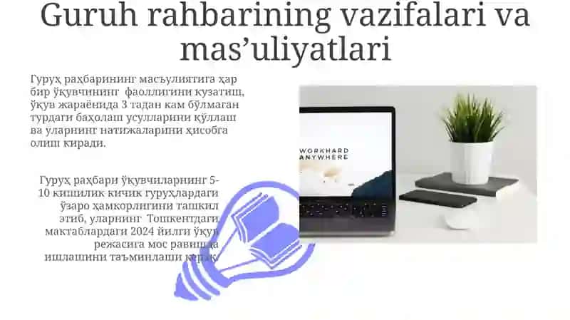 Guruh rahbari faoliyatida shaxs va jamoani organish va tarbiyaviy ishlarni tashkillashtirish 3
