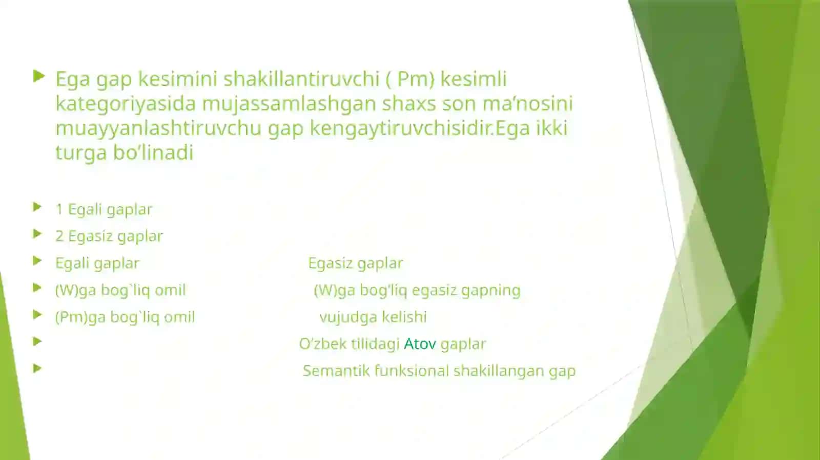 Sintaktik qolipning   nutqiy kengayishi 3