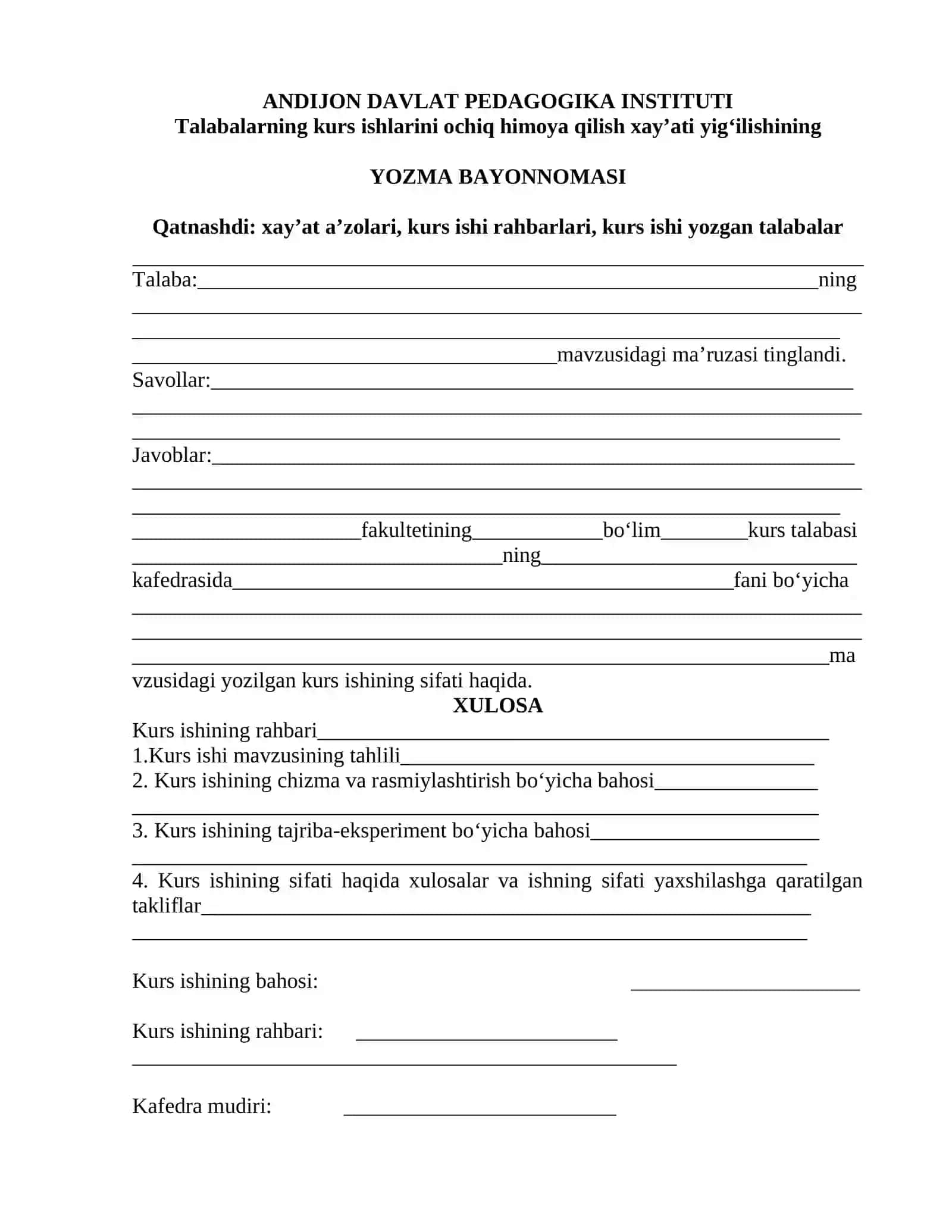Logopediya mutaxasislik fanlarini o‘qitishda Davlat ta‘lim standartining o‘rni va mazmuni 3