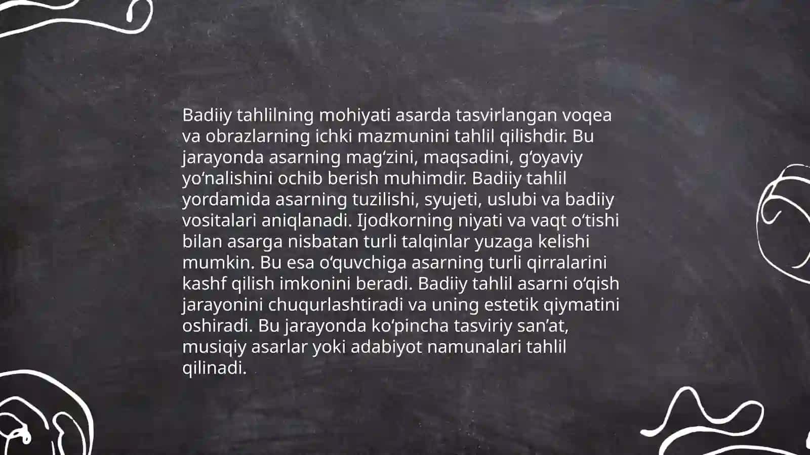 Badiiy tahlil tamoyillari 3