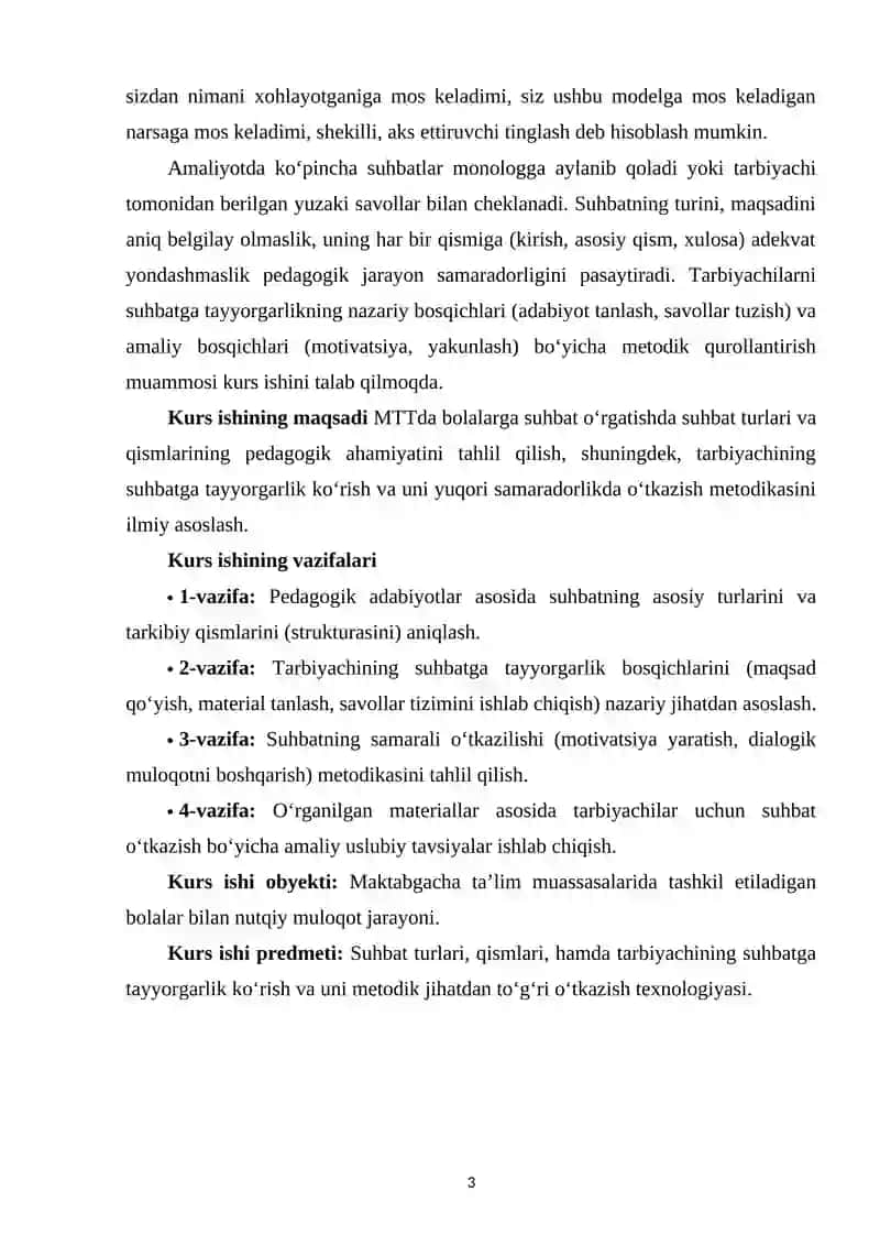 Suhbat Turlari 3