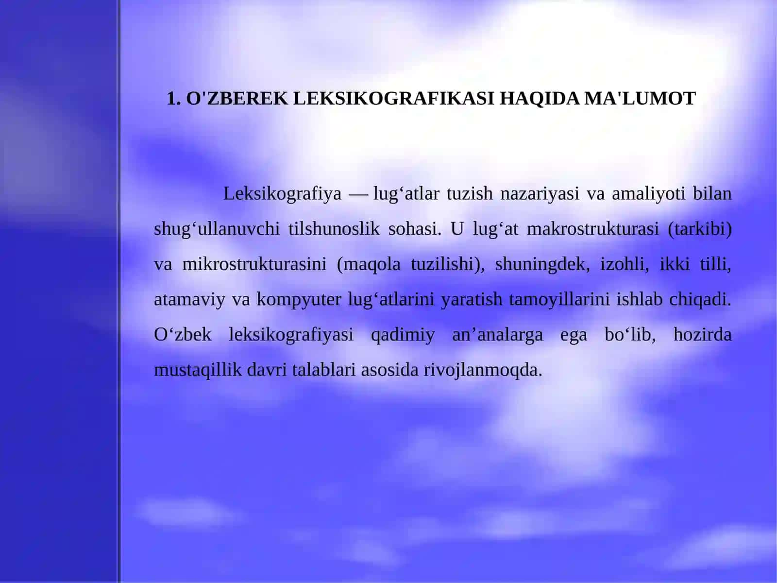 O'zbek leksikolografiyasi va lug'atchili 3
