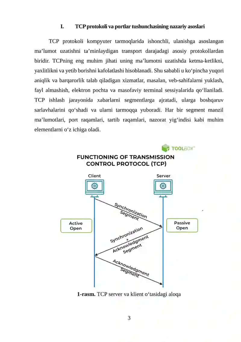 TCP protokoli asosida ochiq portlarni skanerlash ilovasini yaratish 3