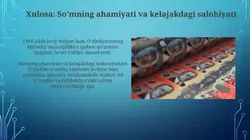 Somning ahamiyati va kelajakdagi imkoniyatlari 3
