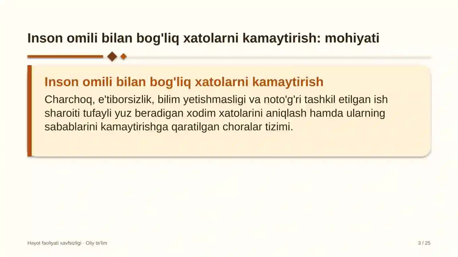 Folklor jamoalarida inson omili bilan bog'liq xatolarni kamaytirish 3