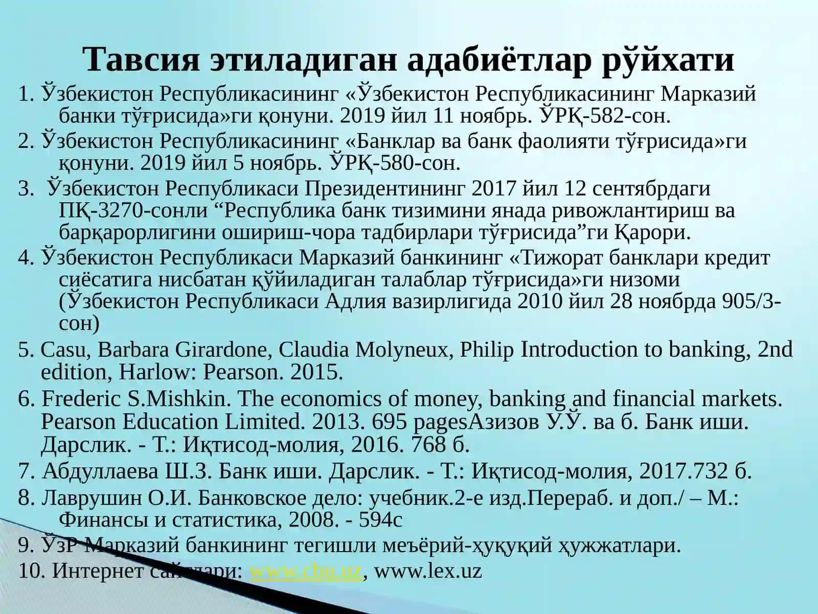 Кредитнинг қайтарилишини таъминлаш ва унинг шакллари 3