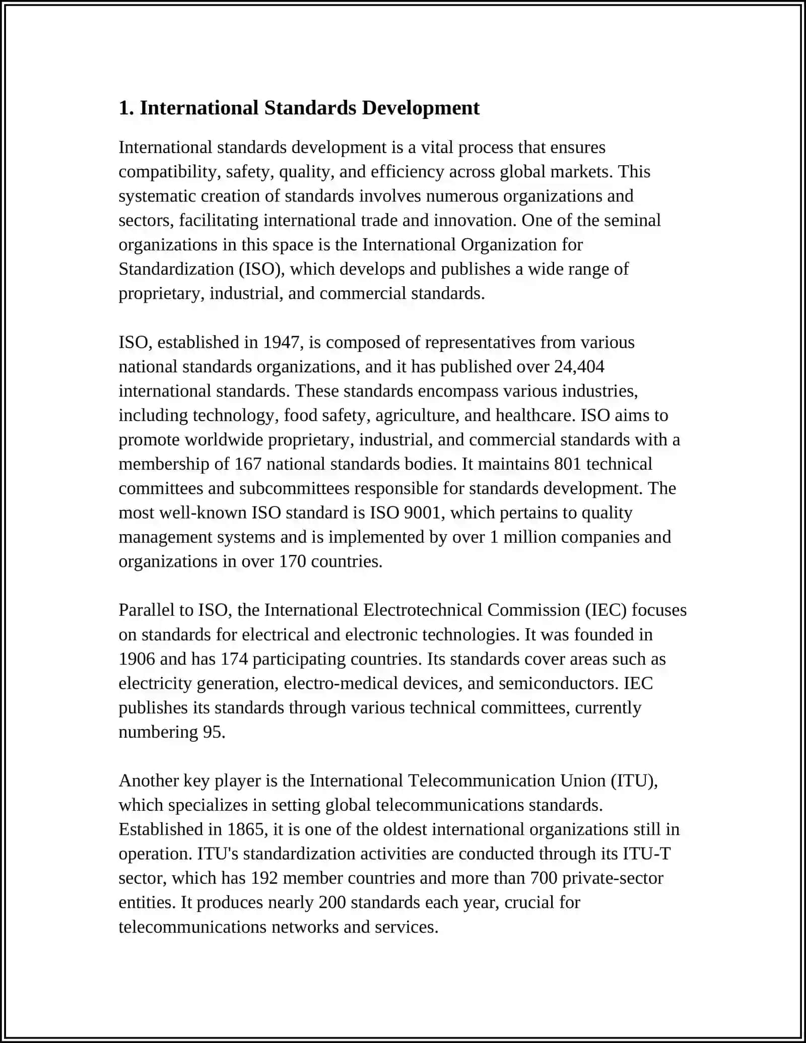 STANDARTIZATION ACTIVITIES 3