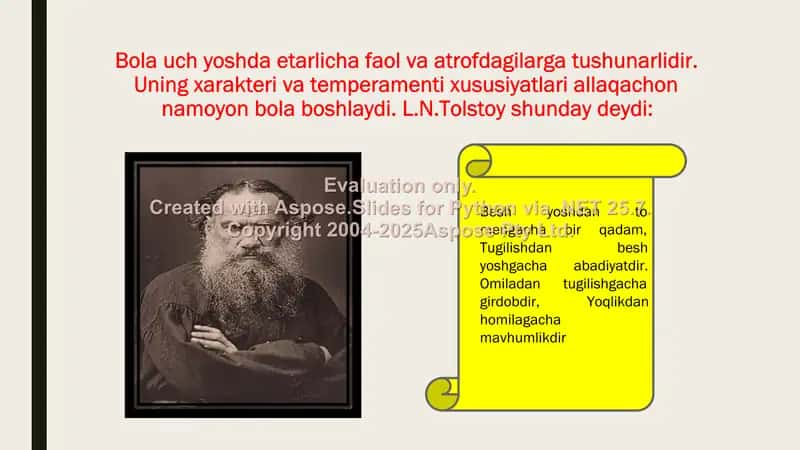 Tug`ilish davri va inqirozi.Tirilish kompleksi. 3