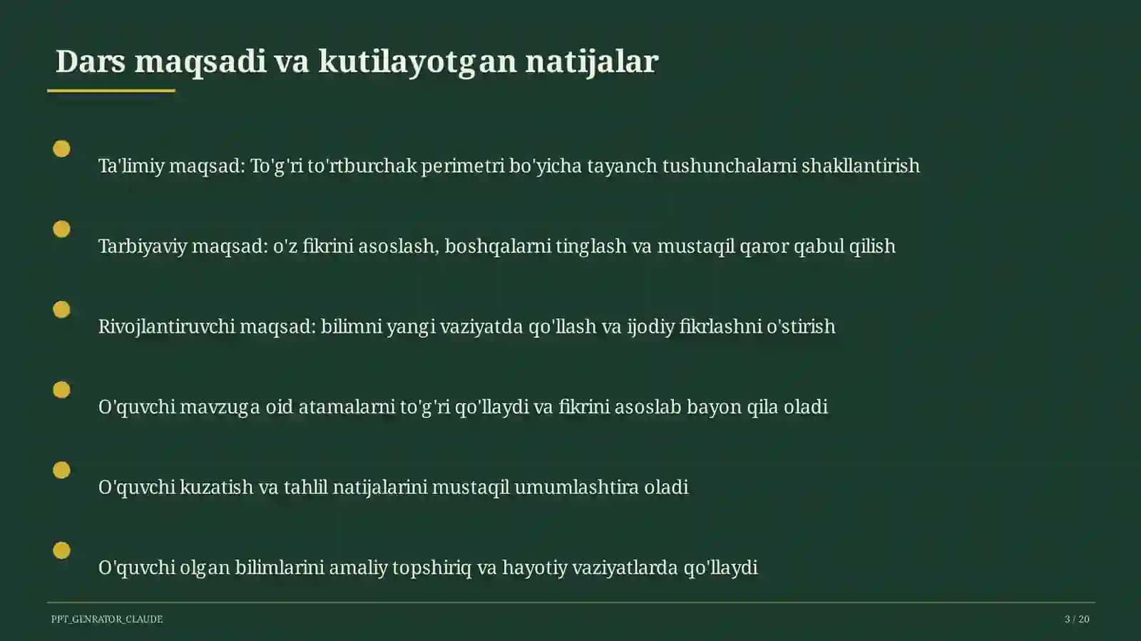 To'g'ri to'rtburchak perimetri (2-sinf) 3