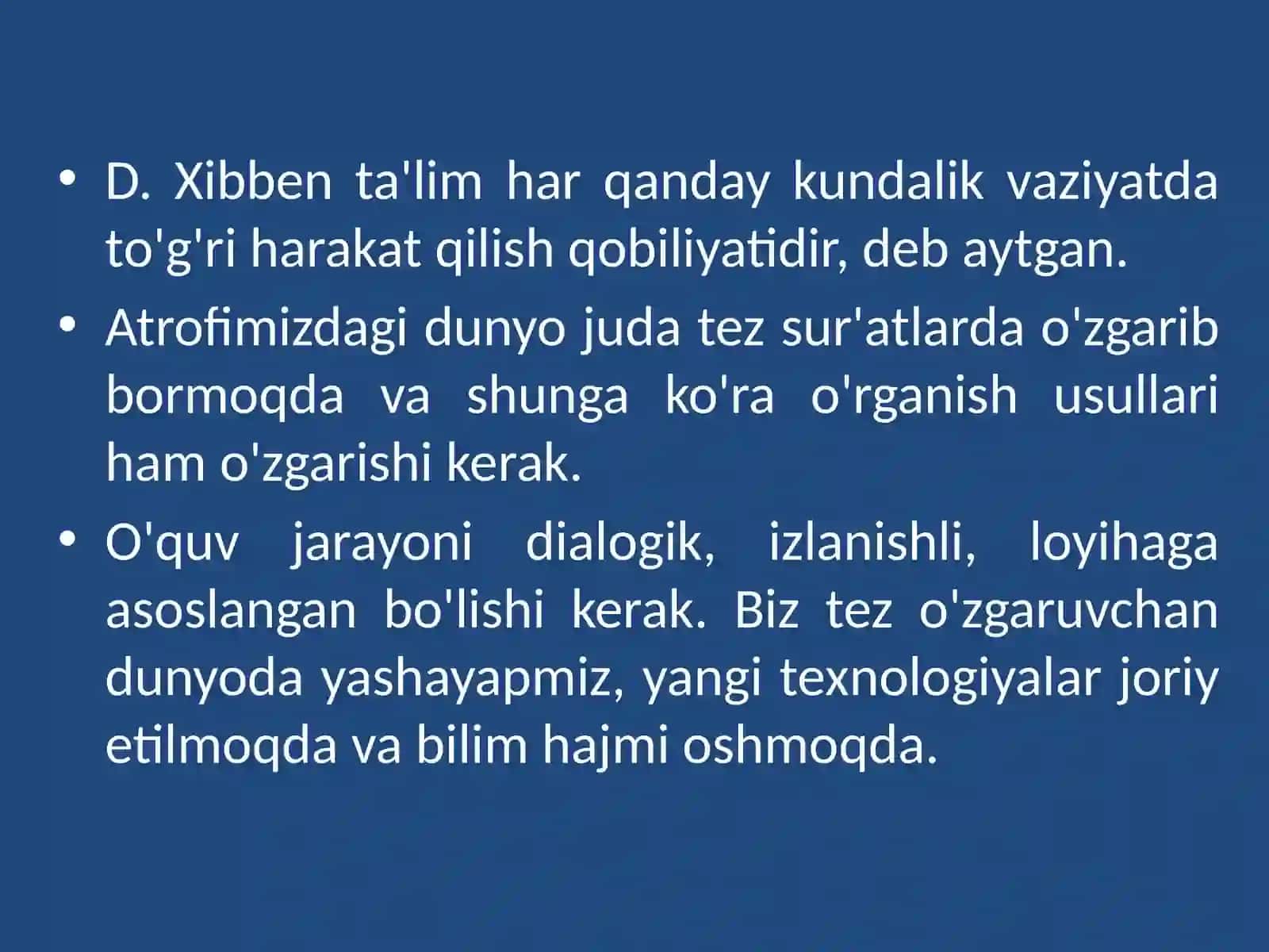 Zamonaviy tarix darslari 3