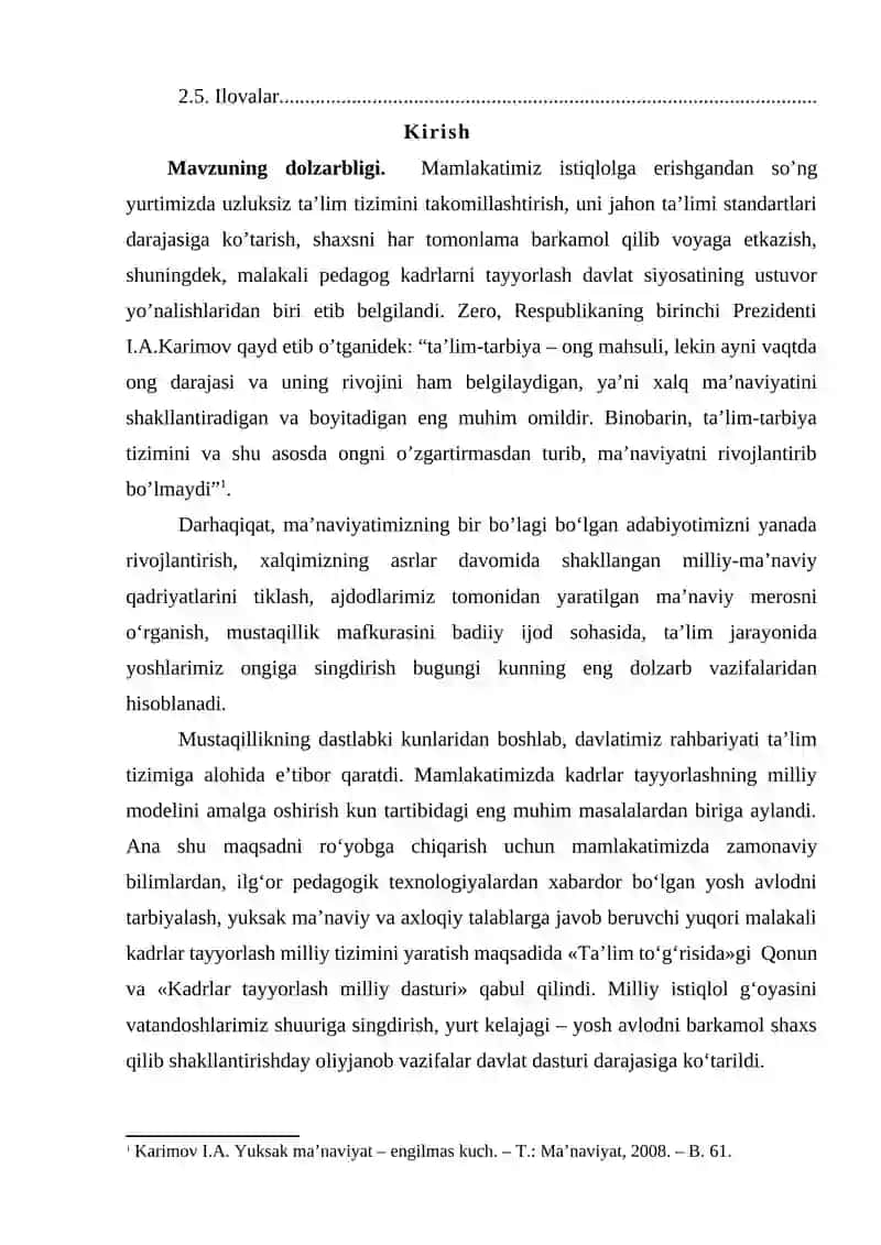 “Ahmad Yugnakiyning hayoti va ijodi” modulini o’qitishda matn bilan isnlash texnologiyalaridan foydalanish 3