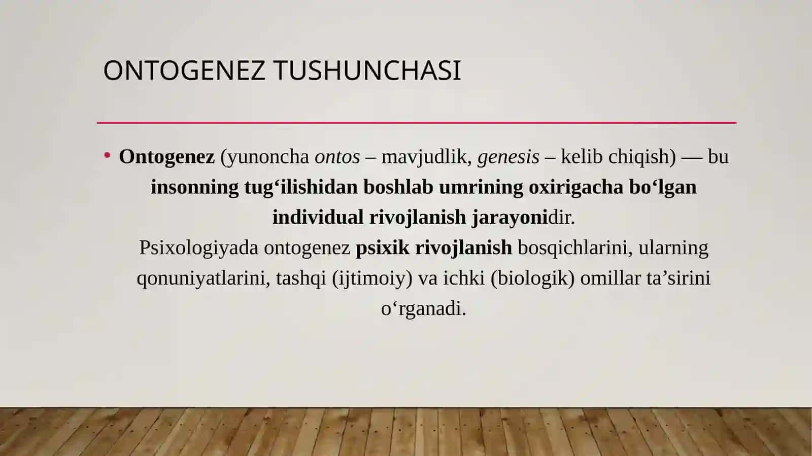 Ontogenezning ilk bosqichlarida psixik rivojlanish xususiyatlari 3