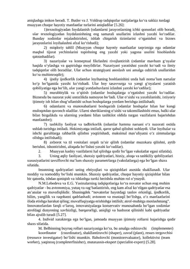 INNOVATSION BIZNESDA INSON OMILI 3