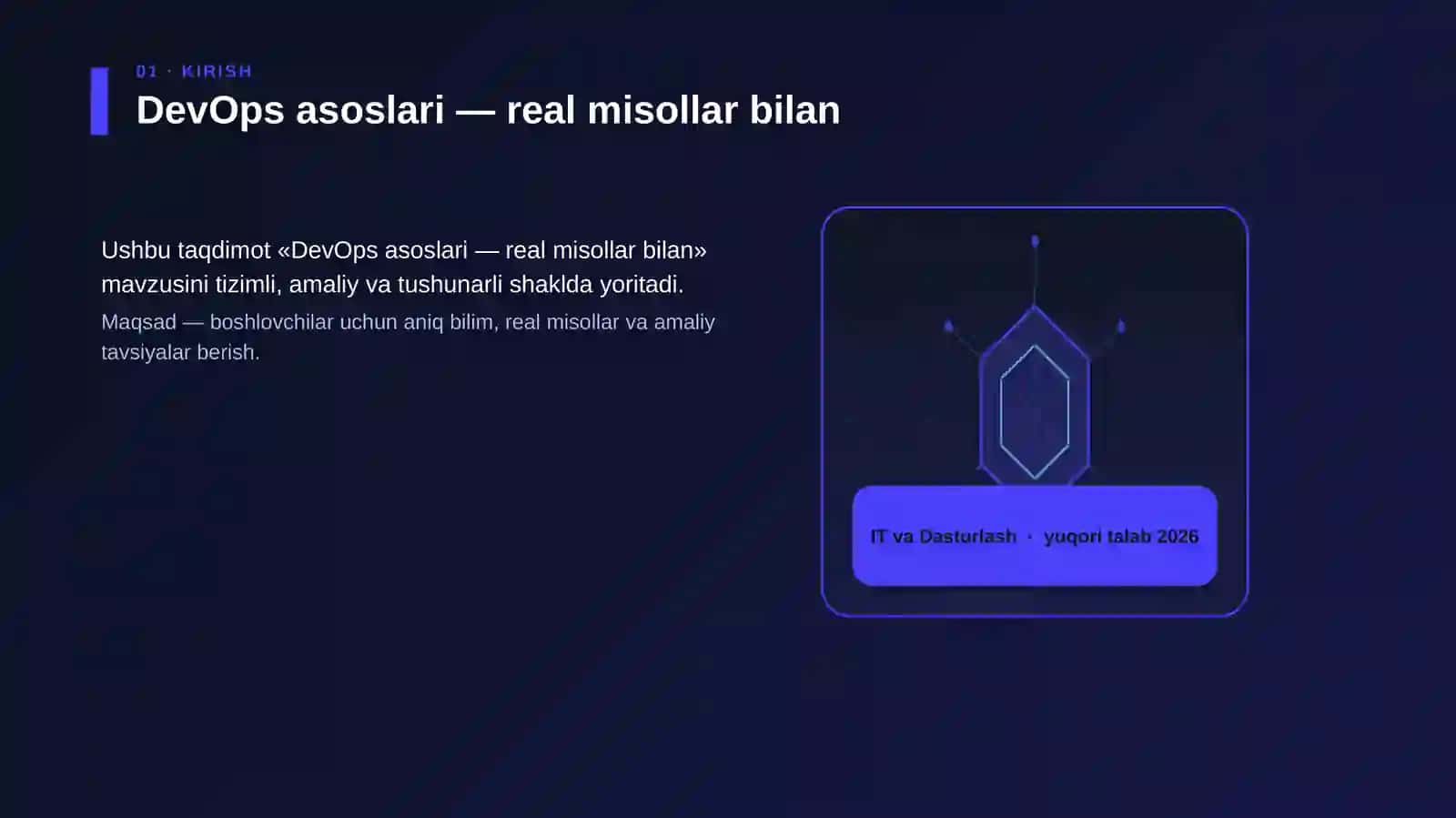 DevOps asoslari — real misollar bilan 3