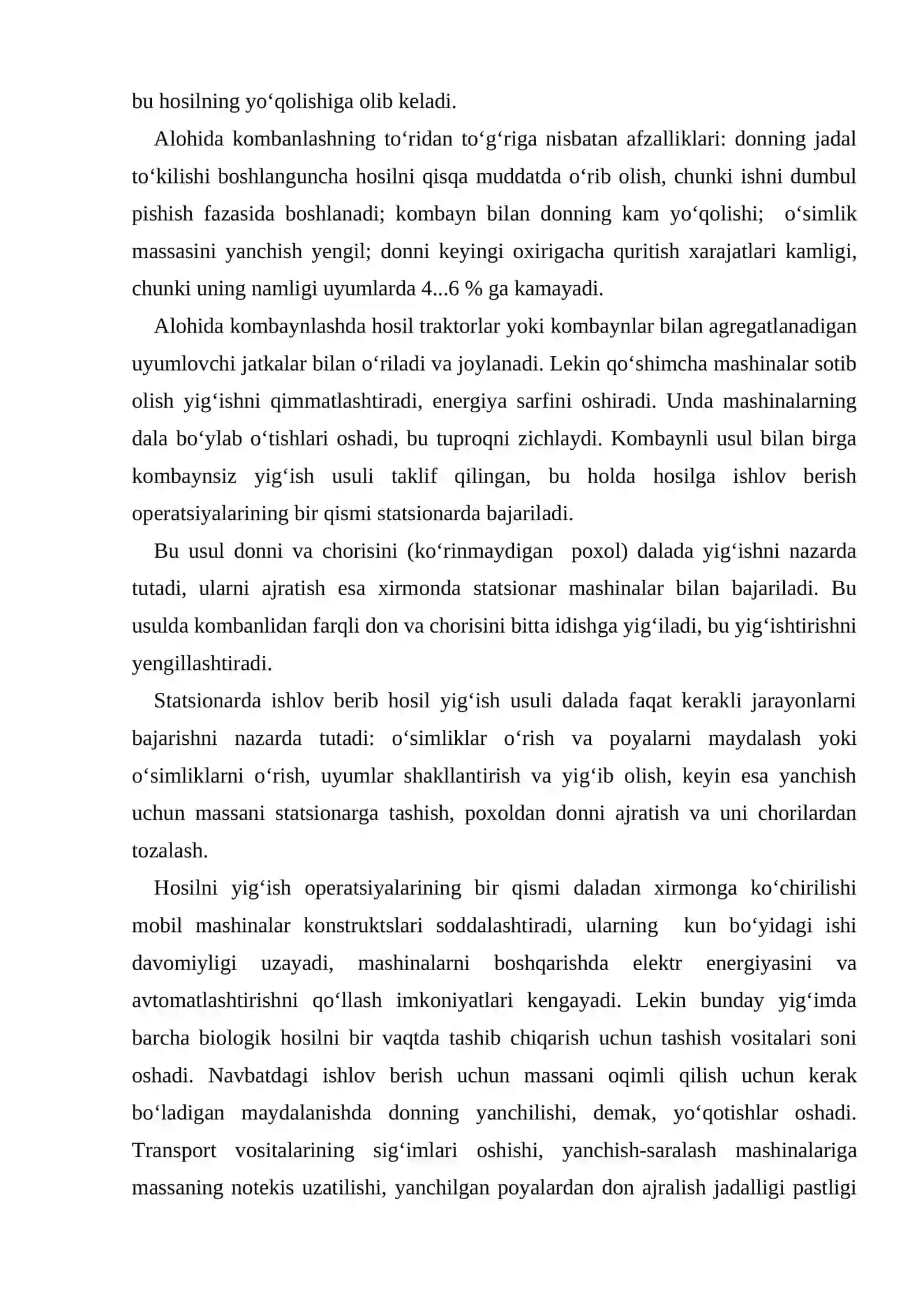 G‘alla o‘rish texnologiyalari, mashinalari, ularni takomillashtirish 3