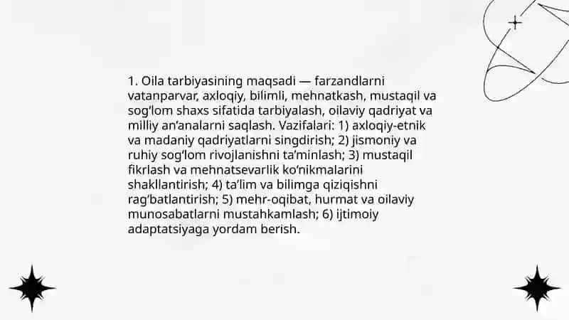 Oila tarbiyasi asoslari 3