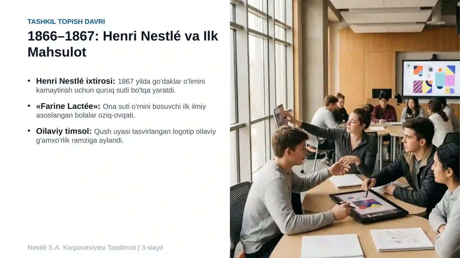 Nestle S.A. Korporatsiyasi Tarixi va Rivojlanishi 3