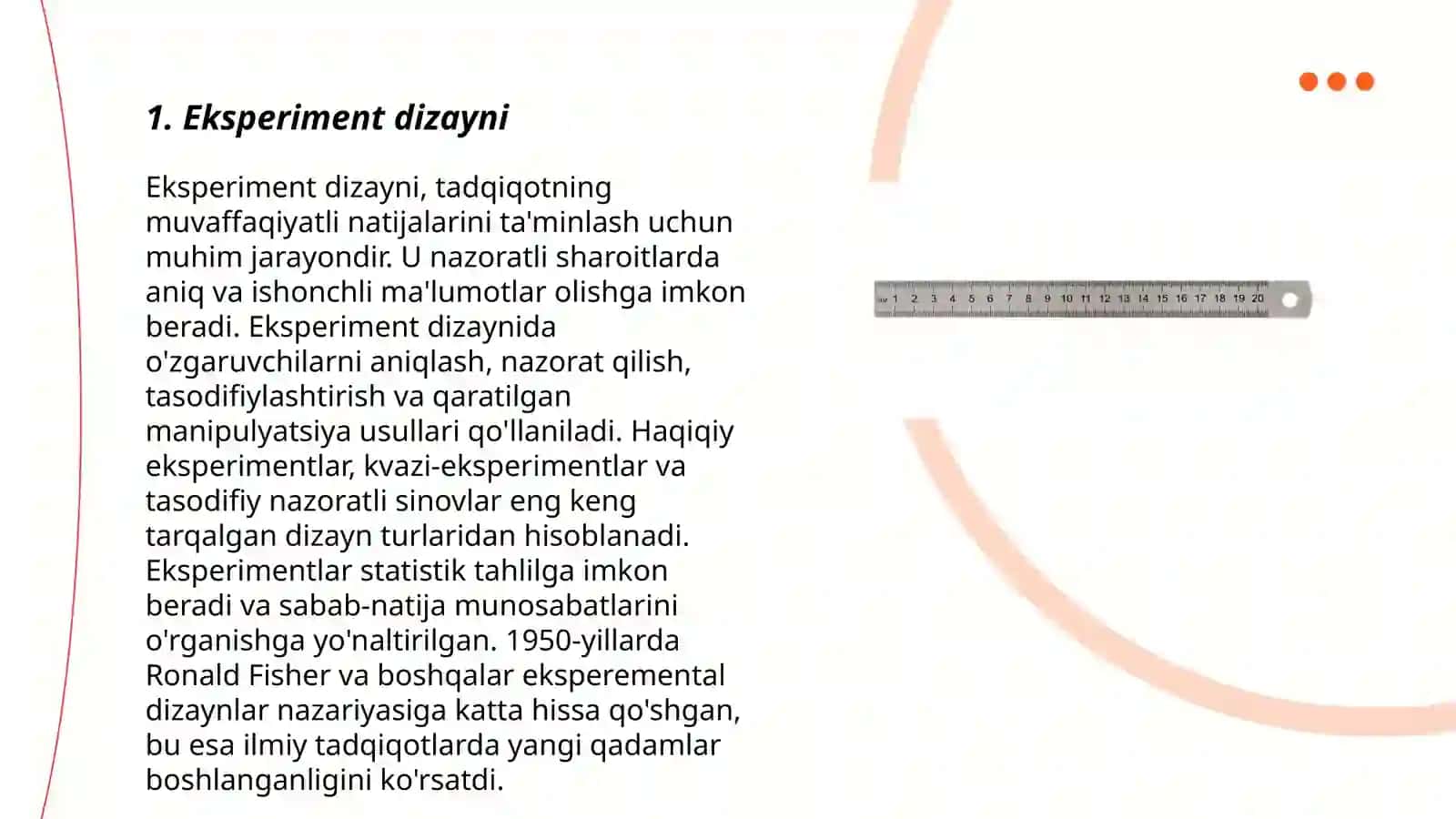 Eksperimentning validligi 3