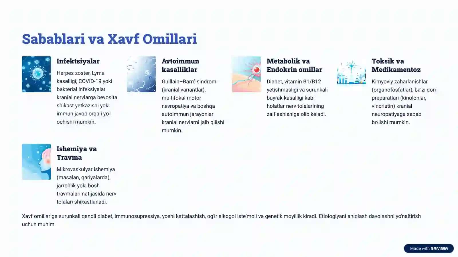Kranial Polineyropatiya: Umumiy Tushuncha 3